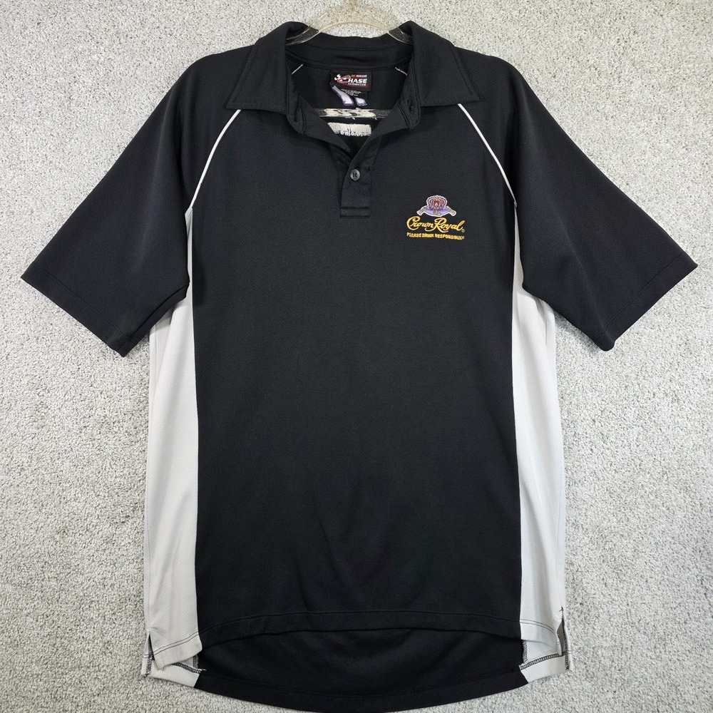 Chase Authentics NASCAR Matt Kenseth #17‎ Crown Royal Polo Shirt Black Size M